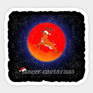 christmas Most Wonderful with you mom Sticker